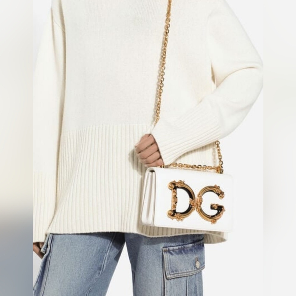 Dolce & Gabbana White DG Devotion Shoulder Bag - Picture 11 of 11